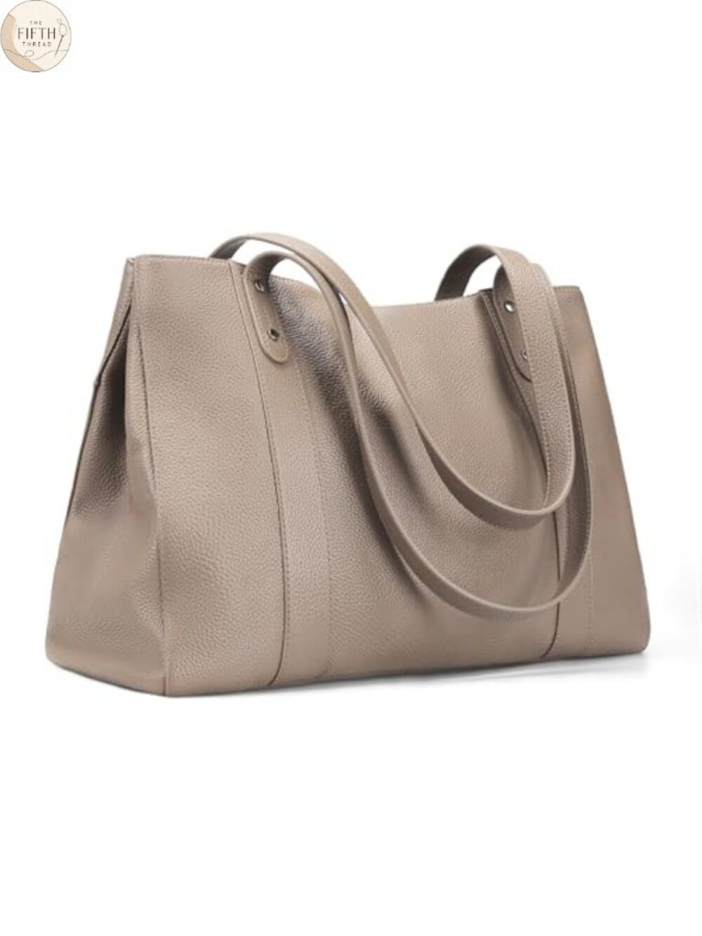 Genuine Leather Tote Bag for Women Work Purse Shoulder Handbag Laptop